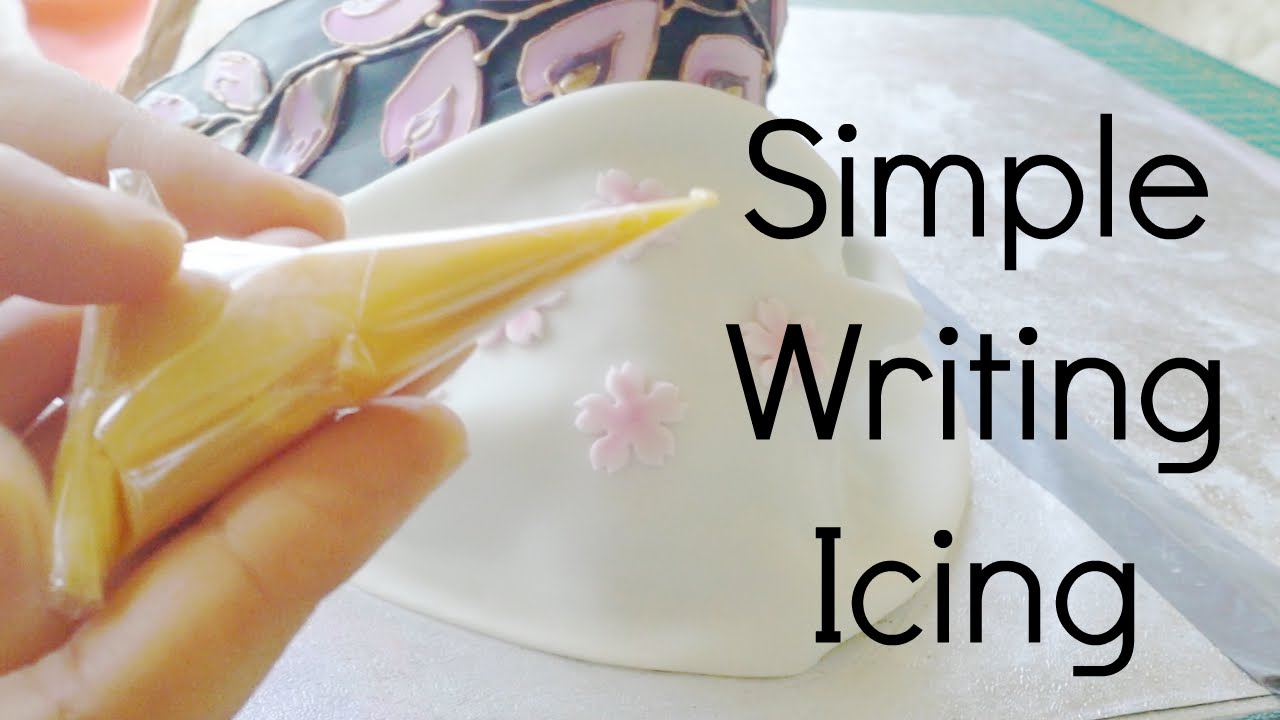 Writing On Cakes Icing Recipes