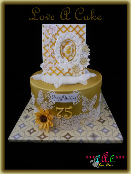 75th Birthday Cake