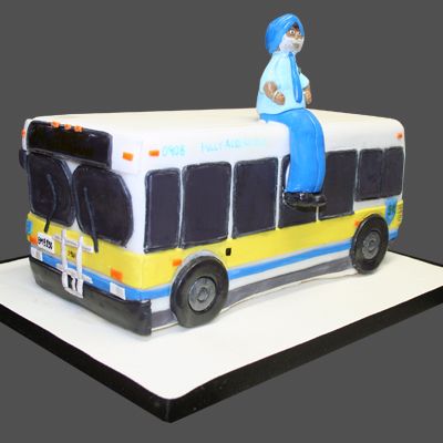 Bus Driver Retirement Cake