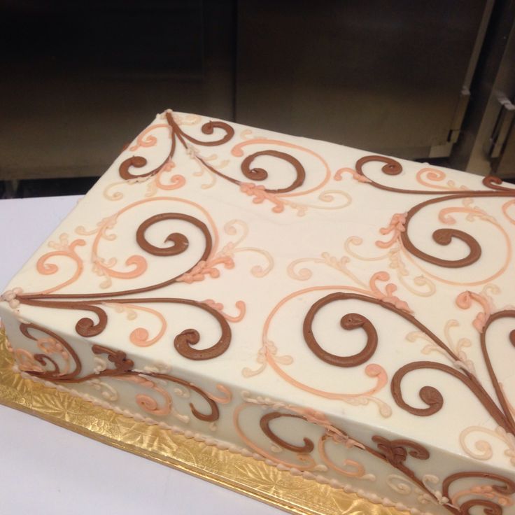 Cake Scroll Design Pattern