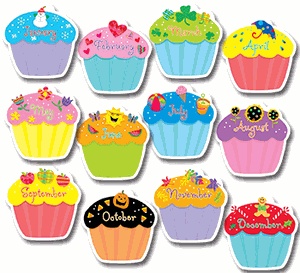 Free Printable Classroom Birthday Cupcake