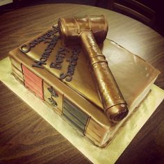 Judge Retirement Cake