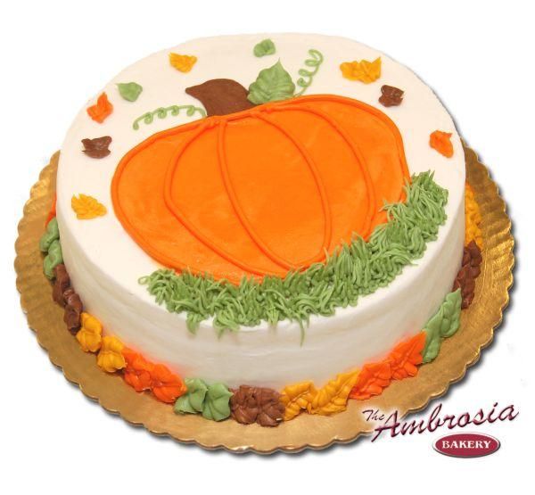 Single Layer Pumpkin Cake