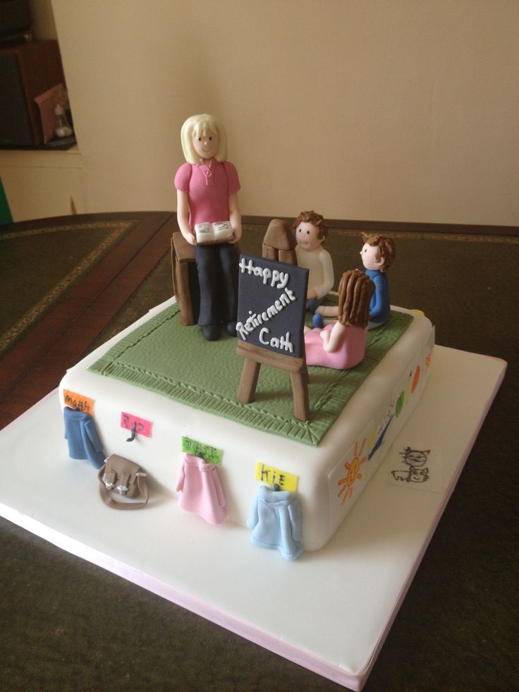 Teacher Retirement Cake