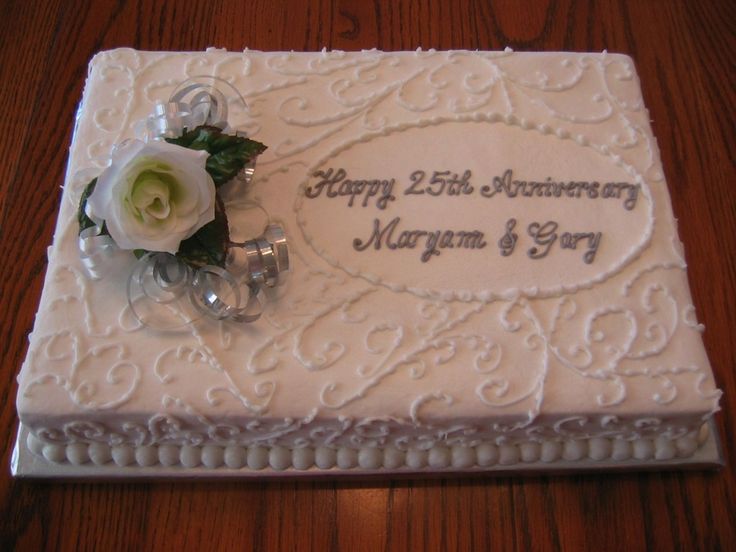 Anniversary Sheet Cake Designs