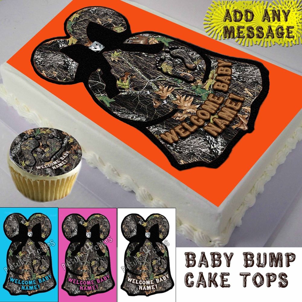 Camo Baby Shower Cake Toppers