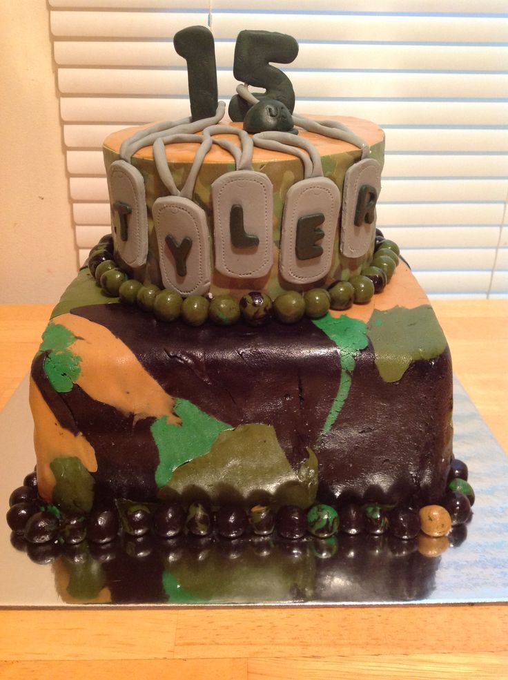 Camo Baby Shower Sheet Cakes for Boys