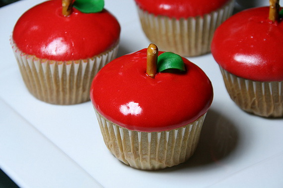 Candy Apple Cupcake Ideas