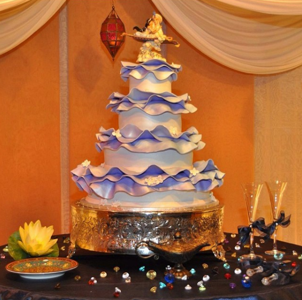 10 Disney Aladdin Themed Wedding Cakes Photo Aladdin Themed