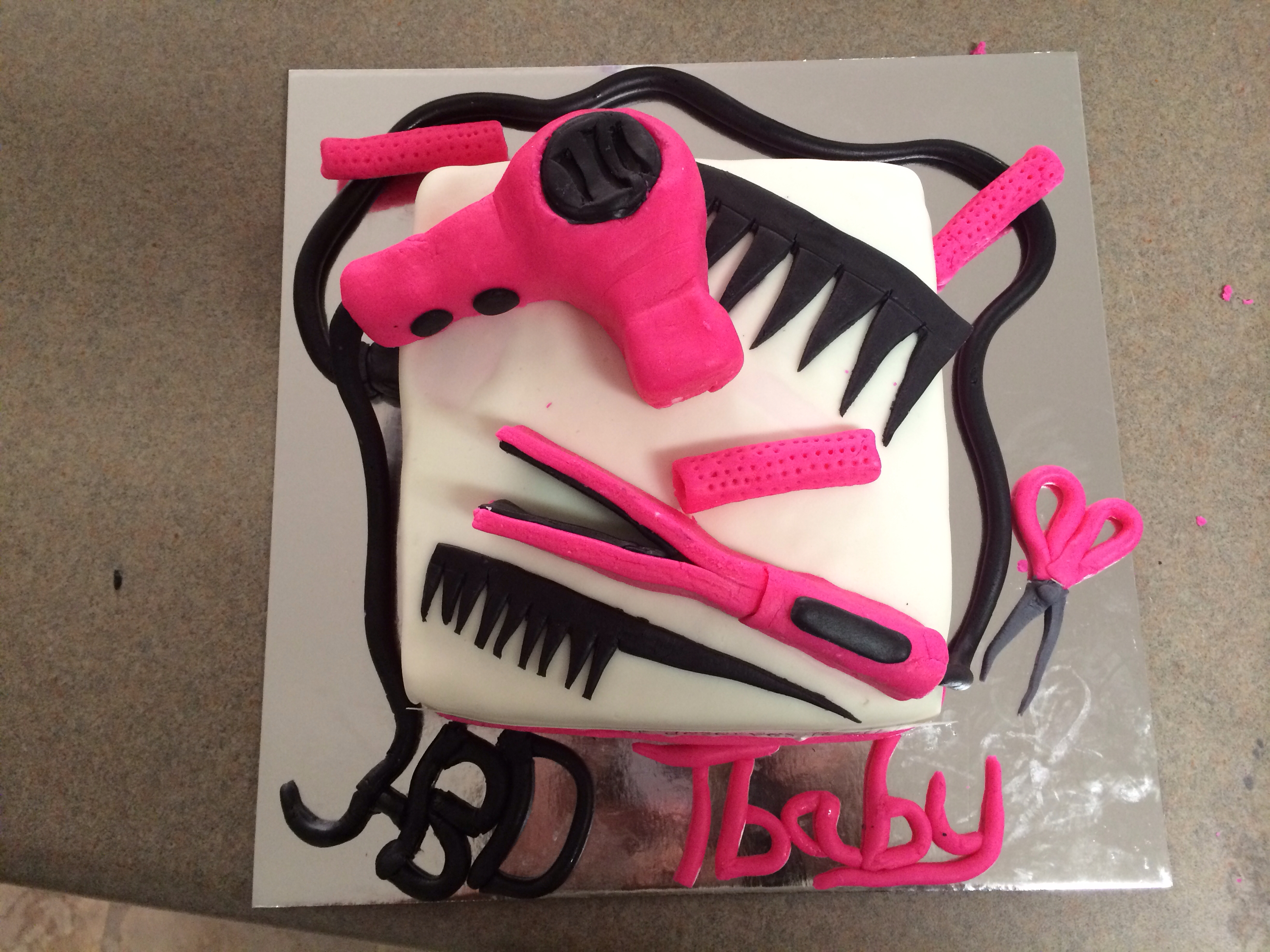 13 Hair Stylist Cakes Photo Hair Stylist Happy Birthday Cake