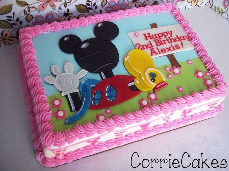 Mickey Mouse Clubhouse Sheet Cake