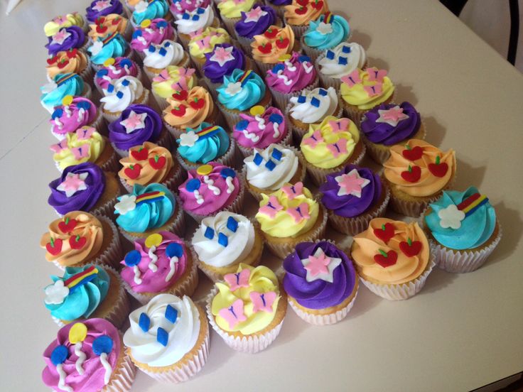 9 Small Pony Birthday Party Cupcakes Photo My Little Pony