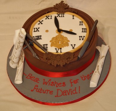 Retirement Clock Cake