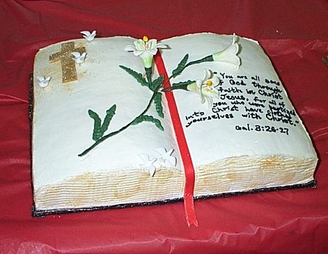 Bible Birthday Cake