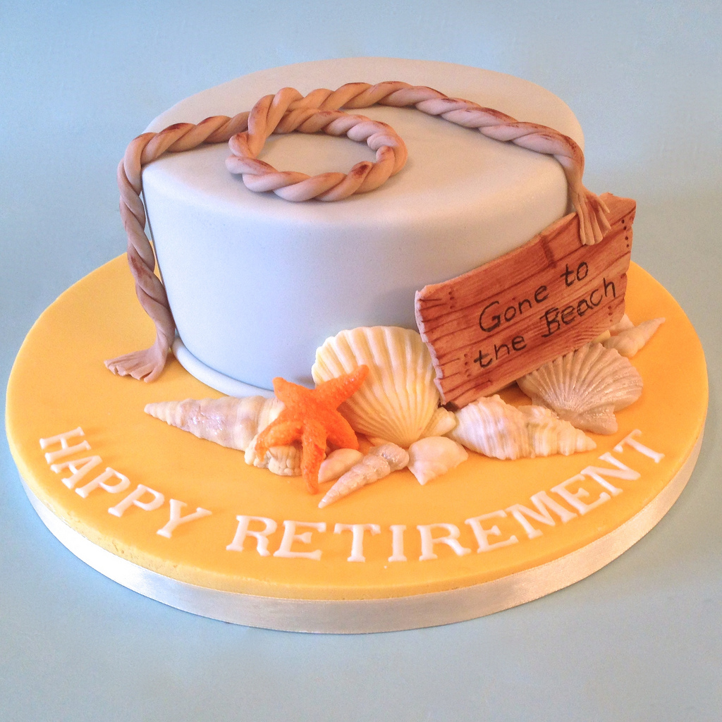 Elegant Retirement Cakes