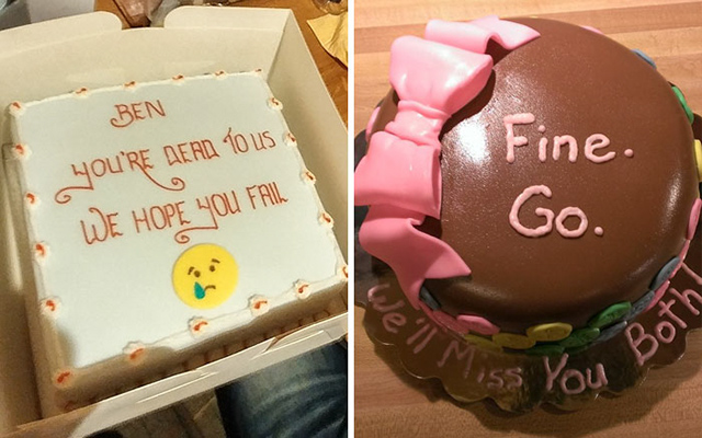 Employee Farewell Cake