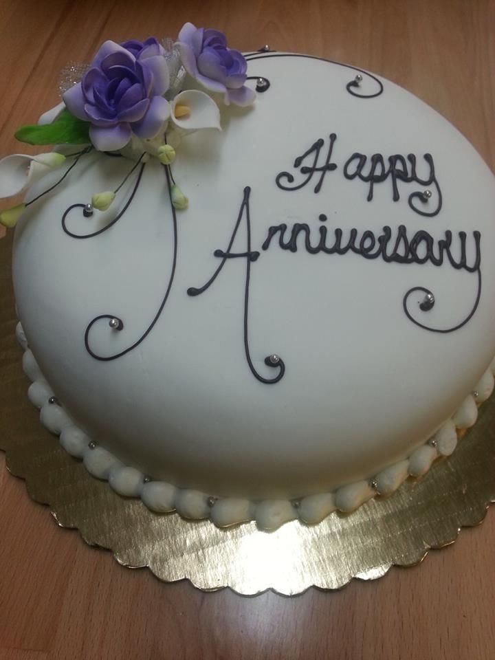 Happy Wedding Anniversary Cakes