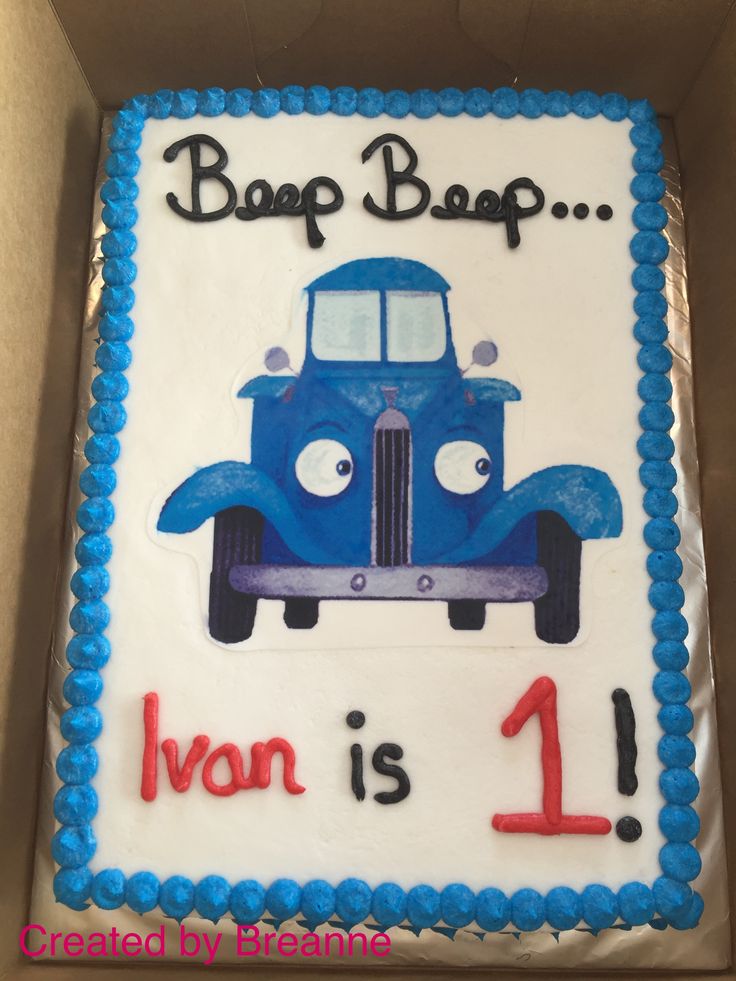 Little Blue Truck Cake Sheet