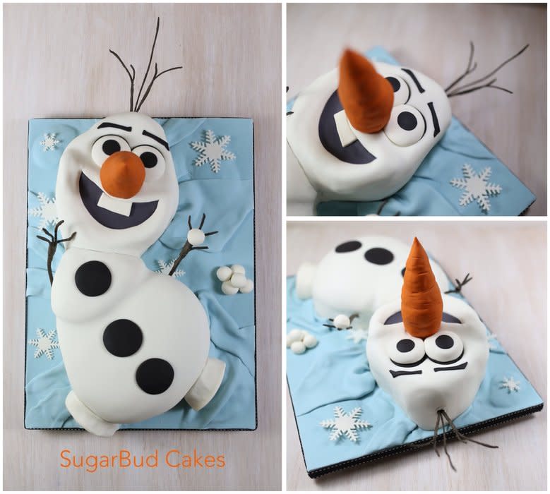 Olaf Frozen Sheet Cake Birthday