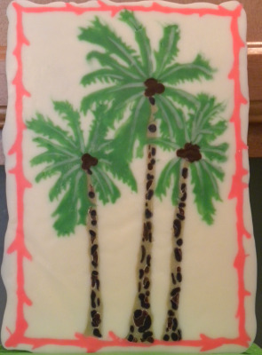 Palm Tree Cake Topper