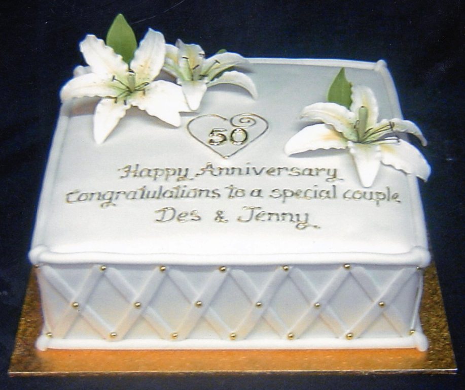 50th Anniversary Cake