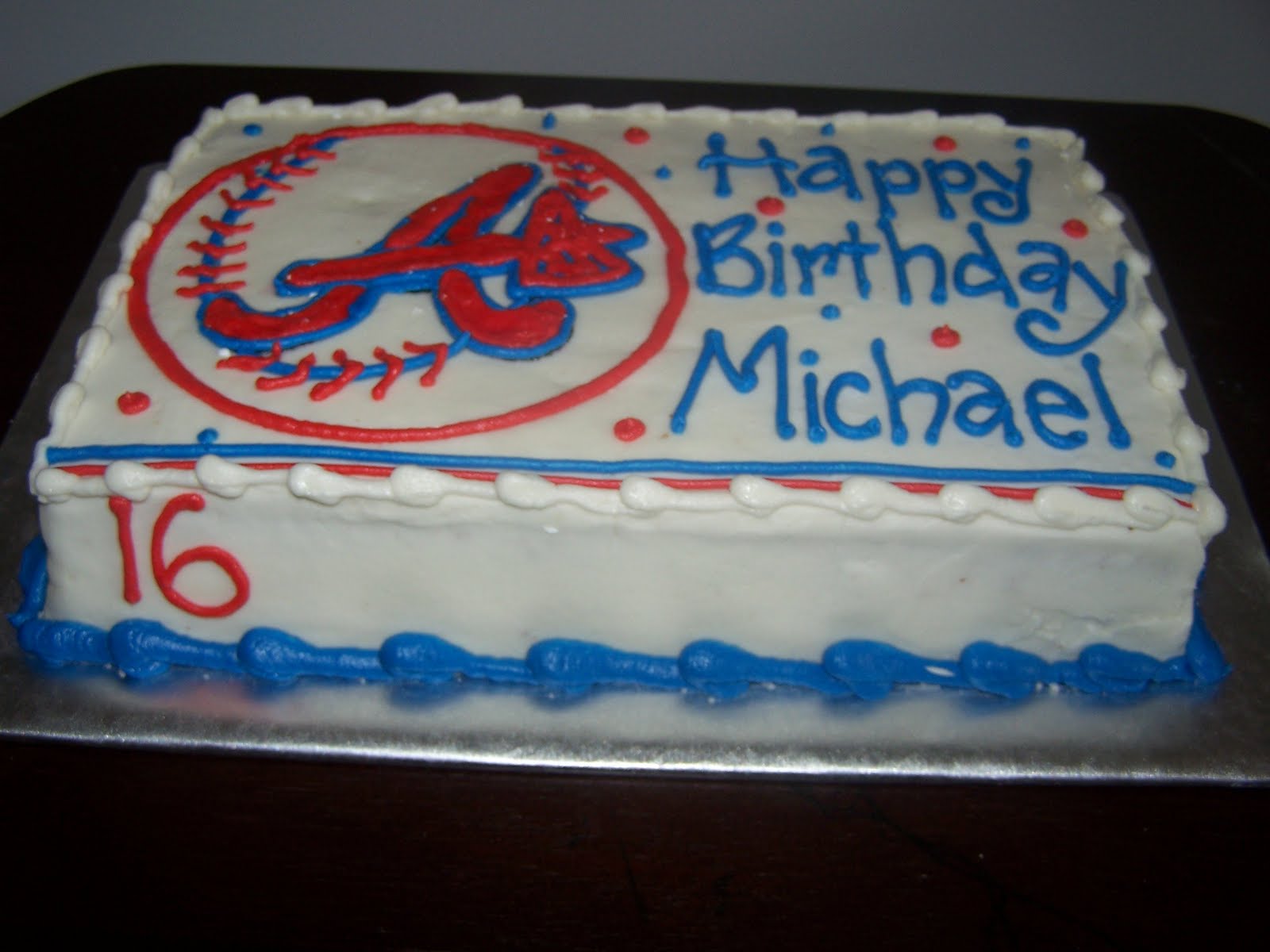 Atlanta Braves Cake