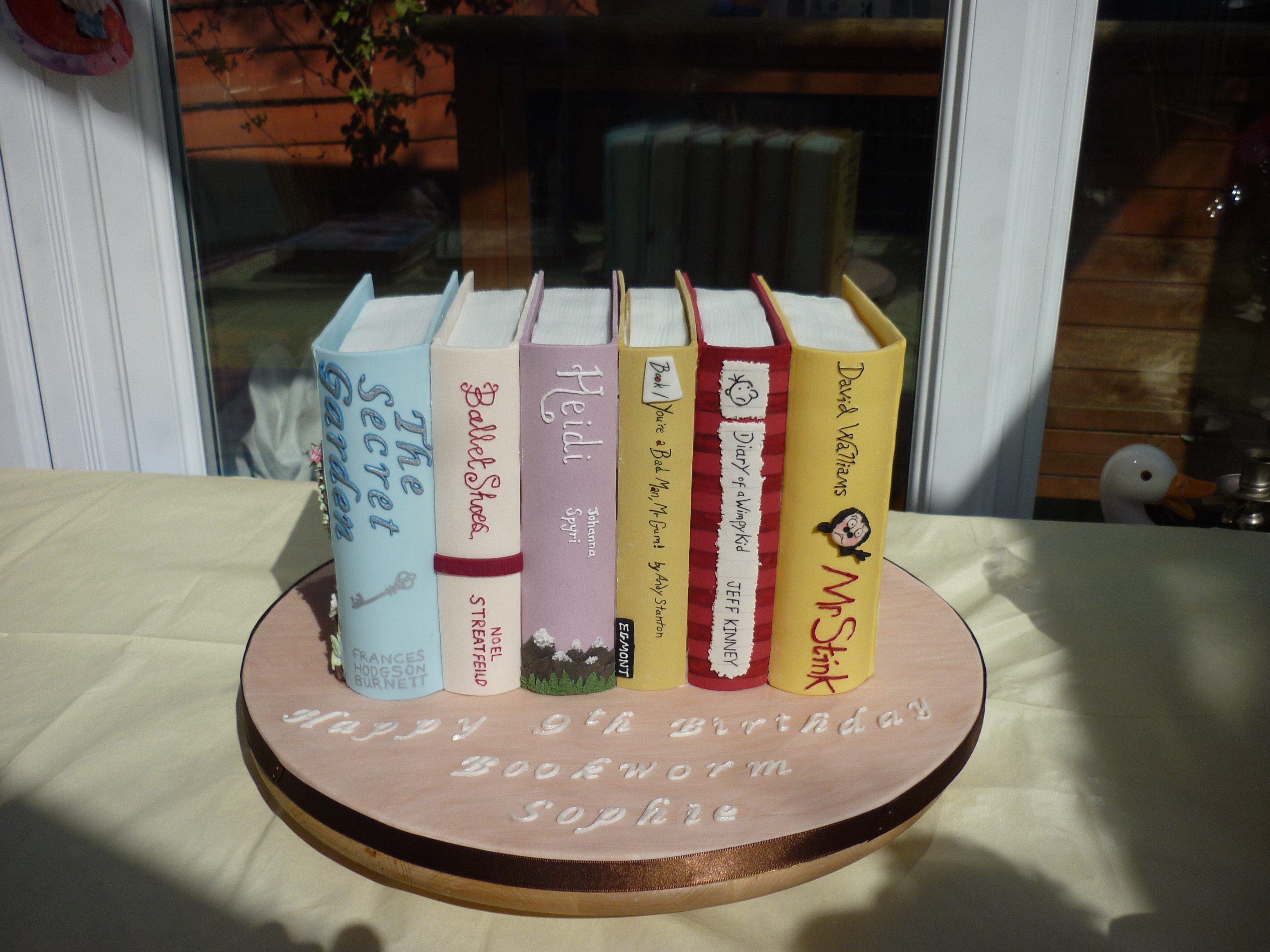 Book Birthday Cake