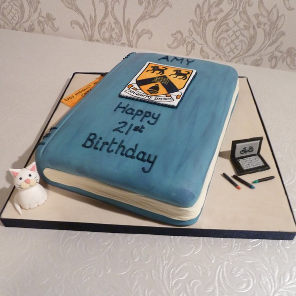 Book Birthday Cake