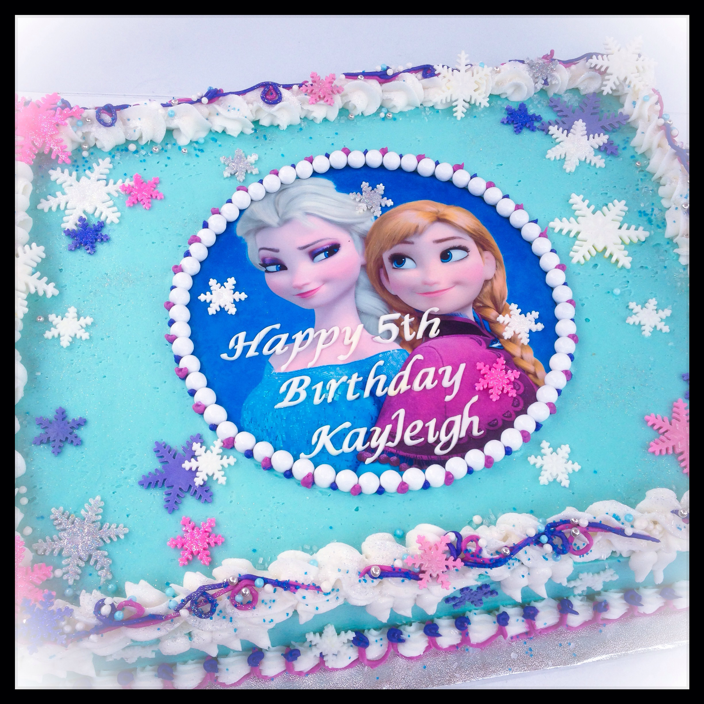 Frozen Sheet Cake Ideas