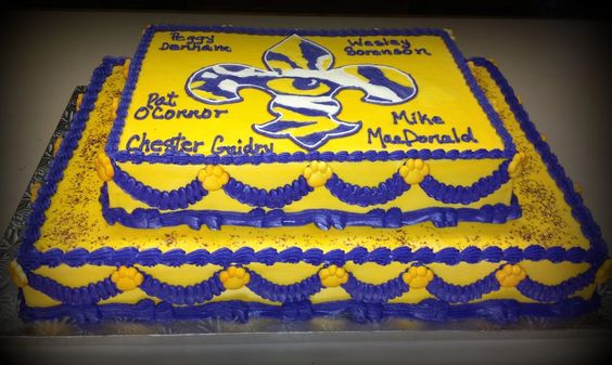 LSU Retirement Cake