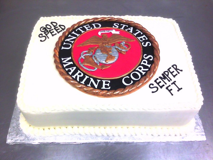 Marine Corps Birthday Cake