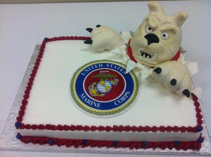 Marine Corps Birthday Cake