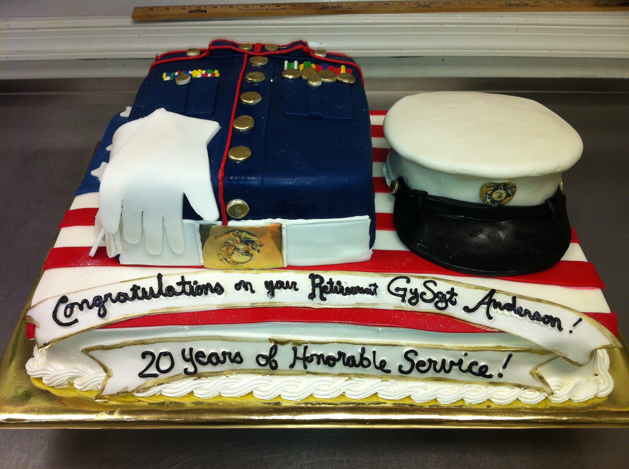 Marine Corps Retirement Cake Ideas