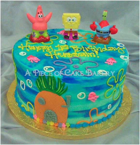 Spongebob Birthday Cake