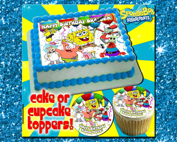 Spongebob SquarePants Cake Toppers