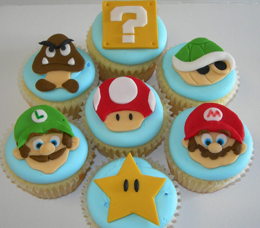 11 Mario Cupcakes Decorations Photo Super Mario Cupcake Toppers Cupcake Toppers And Super Mario Cupcake Toppers Snackncake