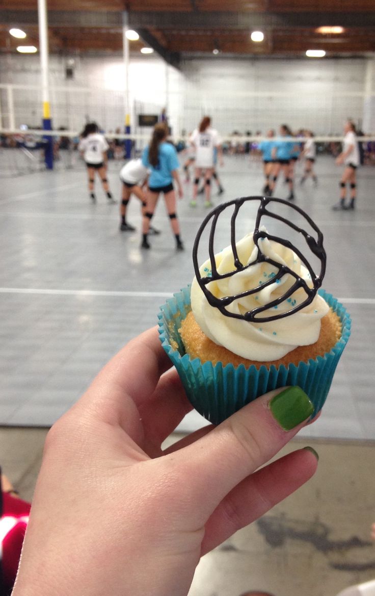 Volleyball Cupcakes