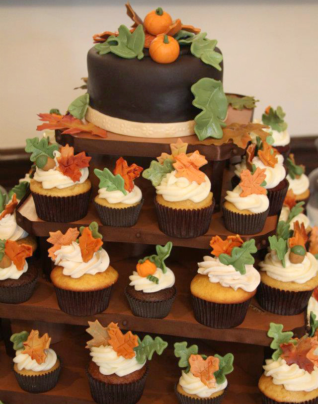 9 Fall Themed Cupcakes Flavors Photo Fall Themed Wedding