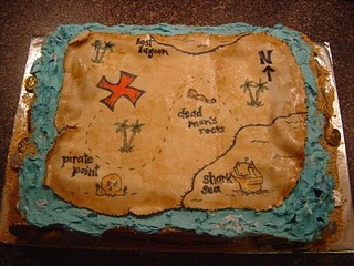 Pirate Sheet Cake