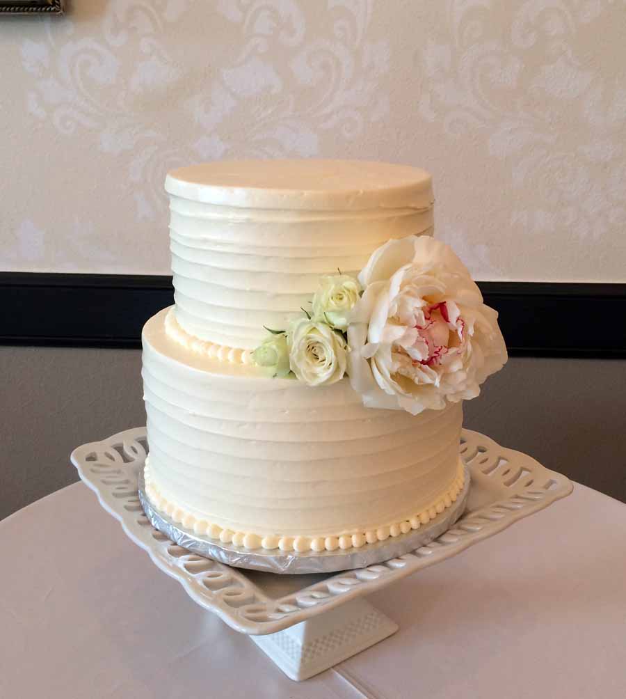 Rustic Buttercream Wedding Cake