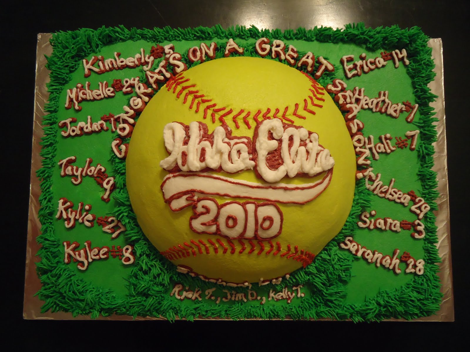 Softball Cake Ideas