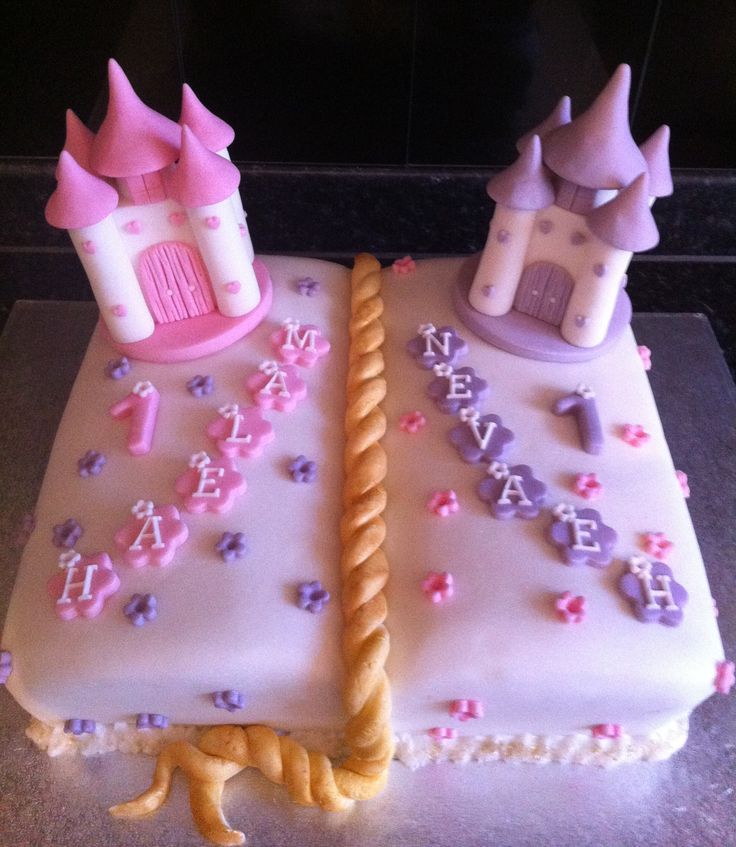 Twin Girl Birthday Cakes