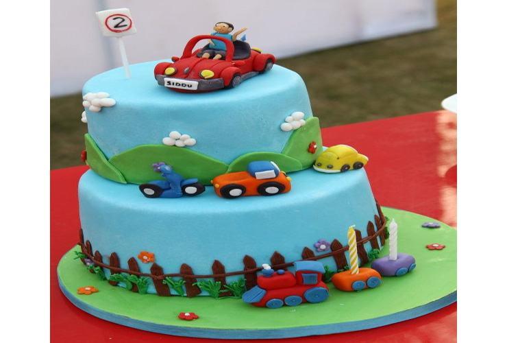 Cake For 2 Year Old Boy - Send Birthday Cakes And Gifts For 2 Year Old