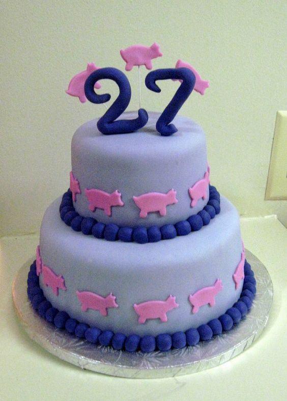 27th Birthday Cake