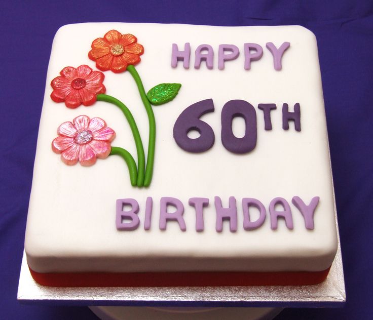 60th Birthday Cake Ideas for Women