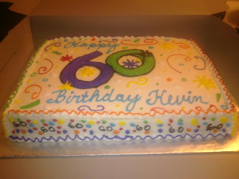 60th Birthday Sheet Cake Ideas