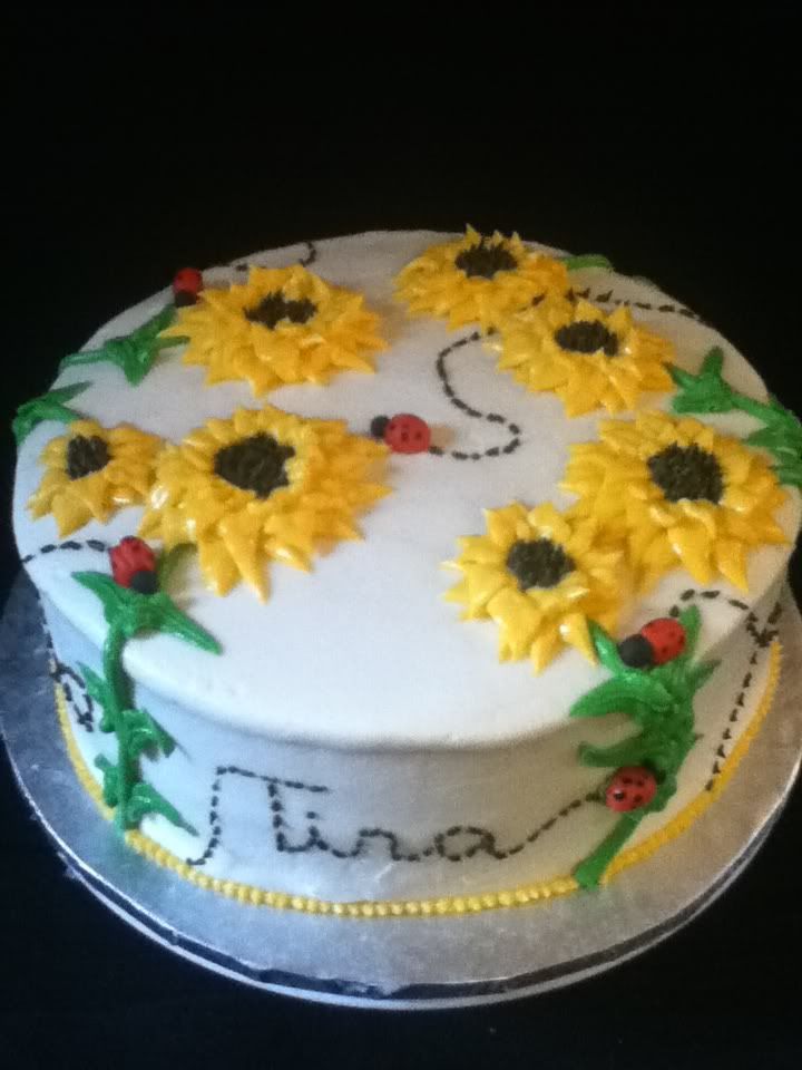 Cakes Buttercream Sunflowers