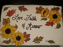 Fall Sheet Cake Designs