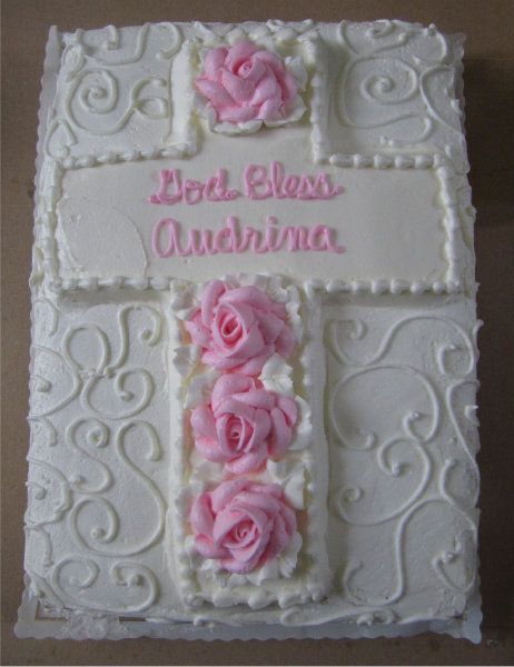 5 Photos of Christening Sheet Cakes White Books