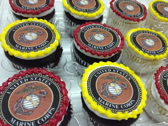 Marine Corps Cupcake Ideas